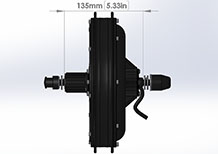 750w cassette hub motor drawing