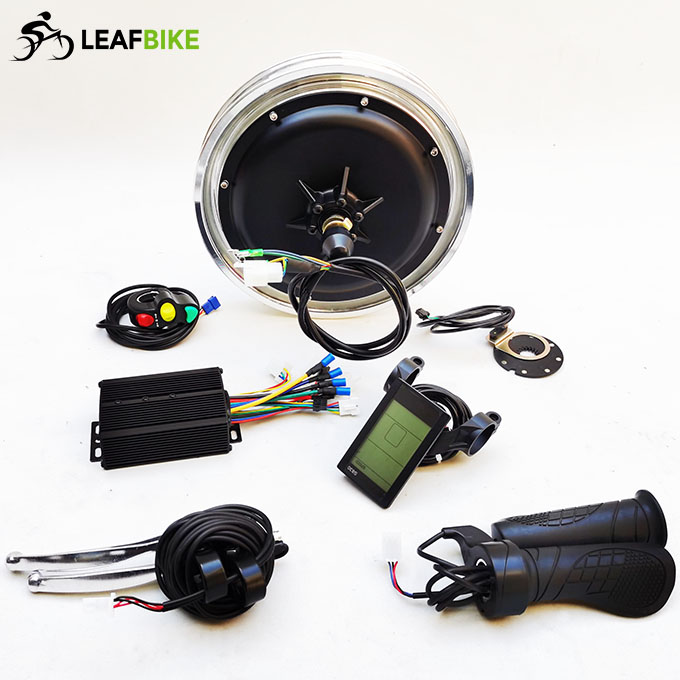 14 inch 36V 750W rear casted hub motor electric bike conversion kit