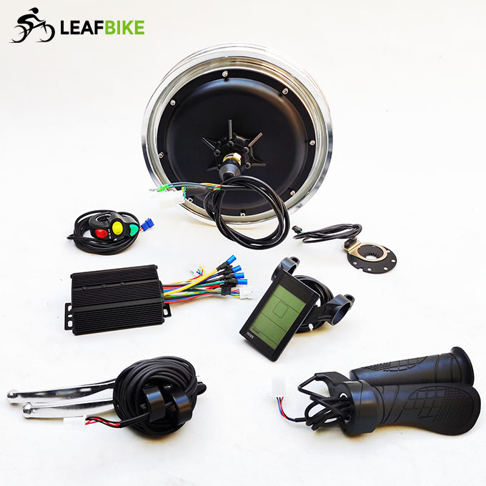 14 inch 36V 750W rear casted hub motor electric bike conversion kit