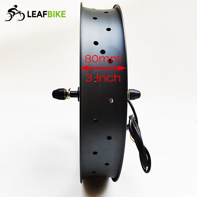 20 inch 60V 2000W front hub motor - Beach Snow Fat Tire bike conversion kit