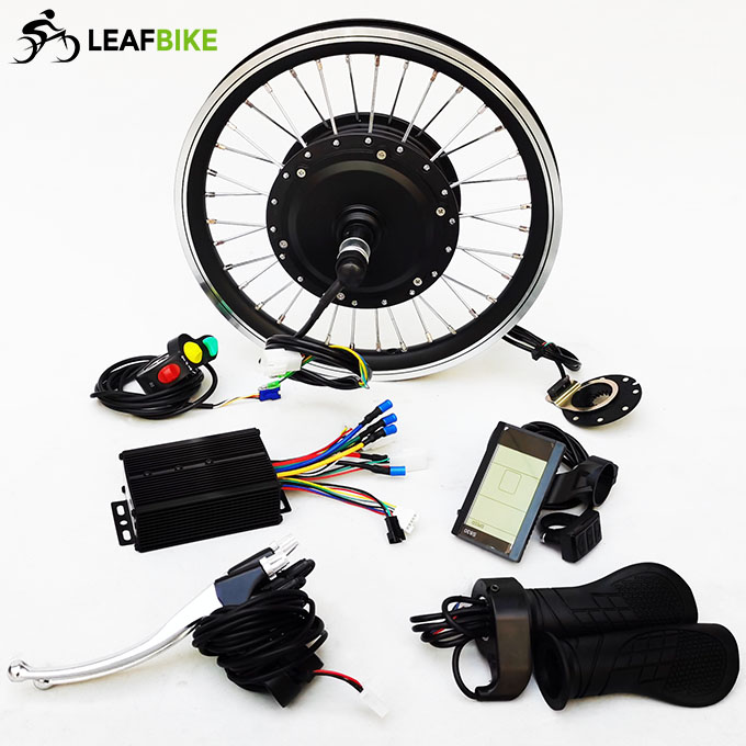 16 inch 48V 52V 500W rear brushless geared hub motor - electric bike kit