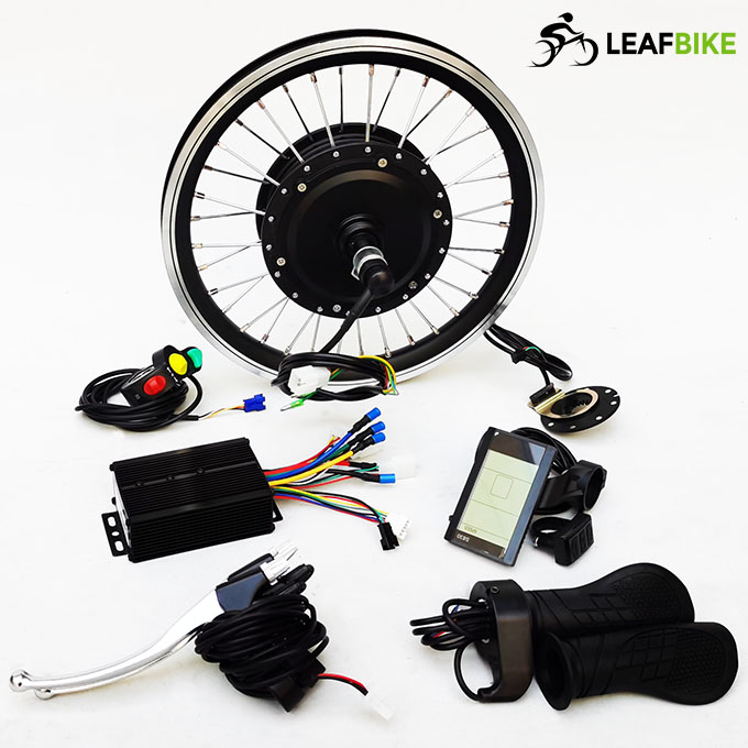 16 inch 48V 52V 500W rear brushless geared hub motor - electric bike kit