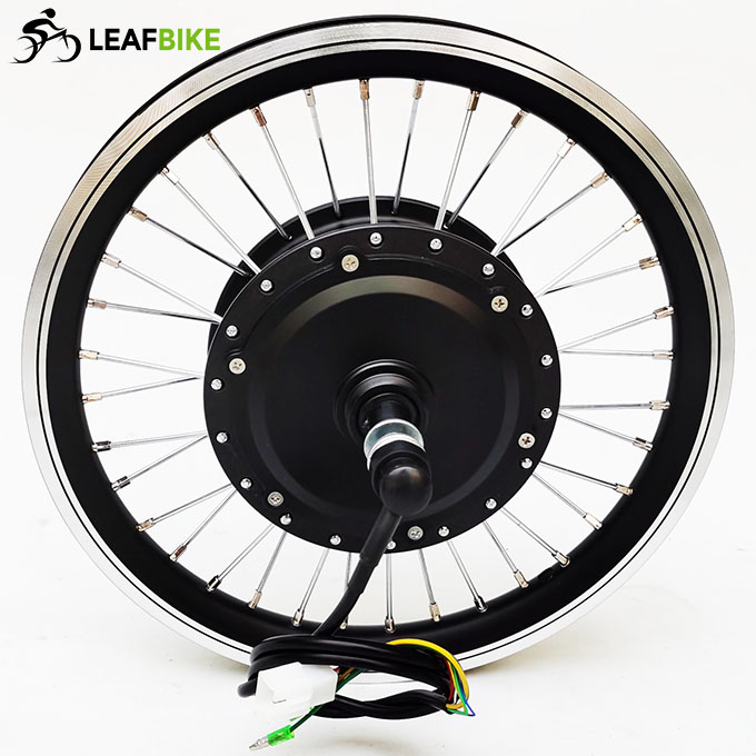 16 inch 48V 52V 500W rear brushless geared hub motor