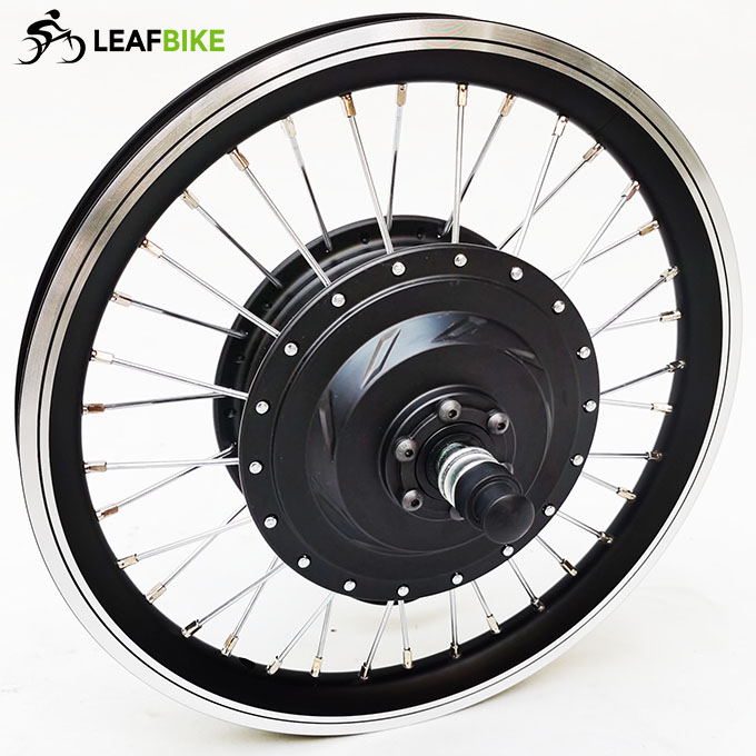 16 inch 48V 52V 500W rear brushless geared hub motor