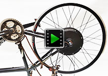 28 inch 1000w rear hub motor bike conversion kit video