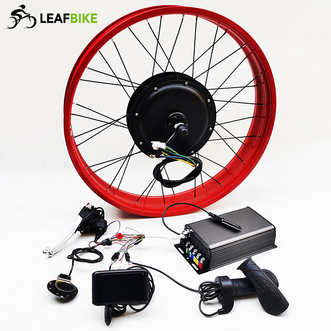 26 inch 2000W ~ 5000W high power rear hub motor - bike conversion kit