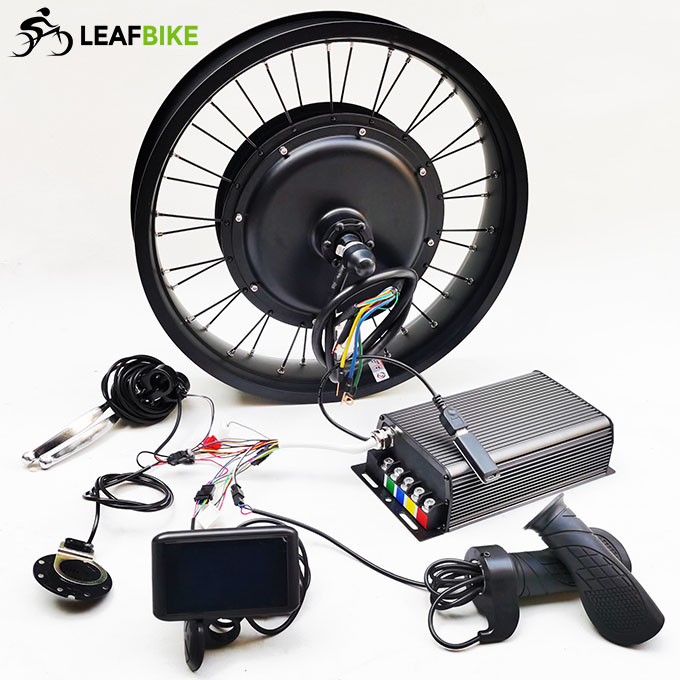 20 inch 2000W ~ 5000W high power rear hub motor - bike conversion kit