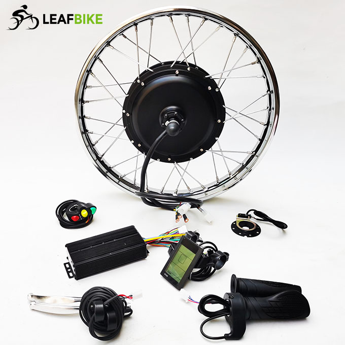 1.6 - 18 inch 48V 52V 2000W rear electric motorcycle motor kit
