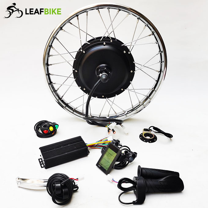 1.6 - 18 inch 48V 52V 2000W rear electric motorcycle motor kit