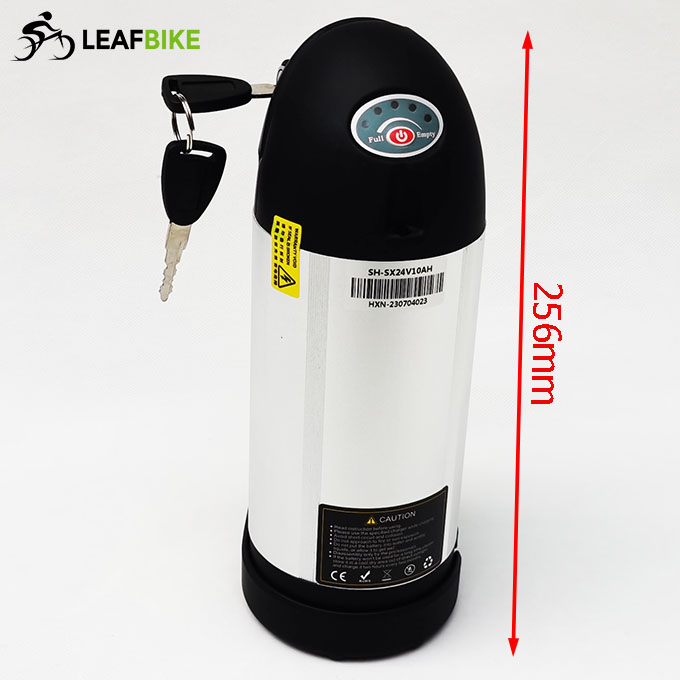 24V 10Ah bottle lithium ion battery