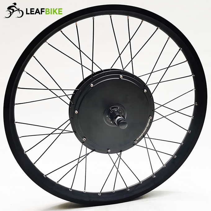 Wide rim 26 inch 48V 52V 1500W rear hub motor wheel