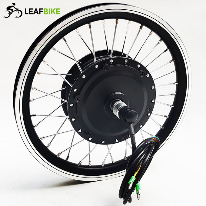 16 inch 48V 52V 500W front brushless geared hub motor