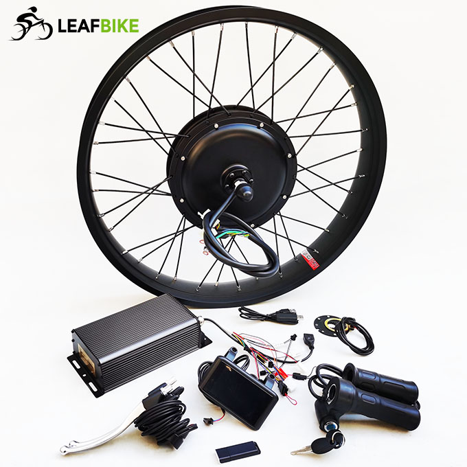 26 inch 2000W ~ 5000W high power rear hub motor - bike conversion kit