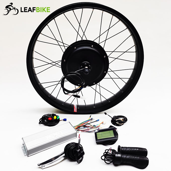 24 inch 48V 52V 2000W front hub motor - Beach Snow Fat Tire bike conversion kit