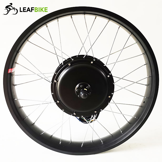 24 inch 48V 52V 2000W front hub motor - Beach Snow Fat Tire bike conversion kit