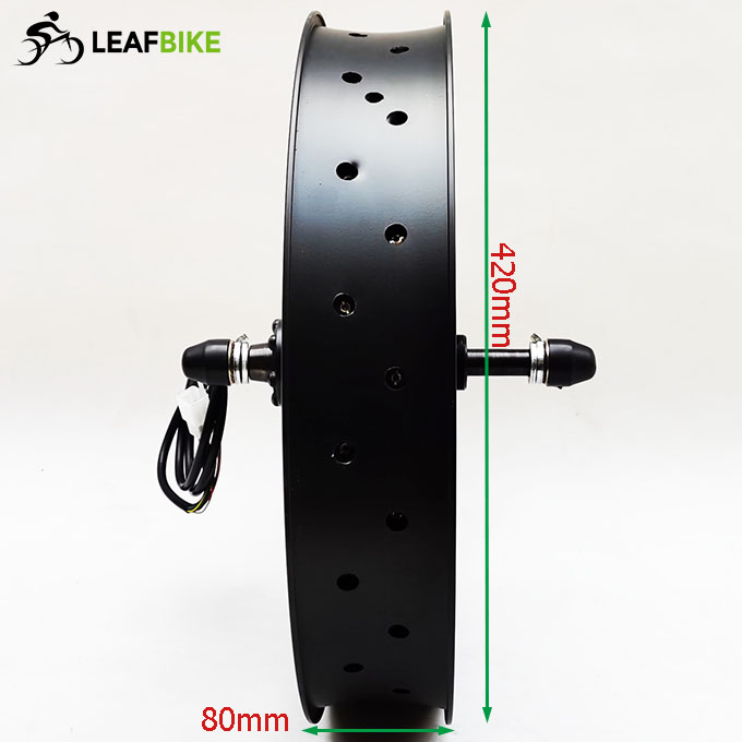 20 inch 72V 2500W rear hub motor - Beach Snow Fat Tire bike conversion kit