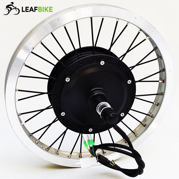 16 inch 48V 52V 500W rear brushless geared hub motor - electric bike kit