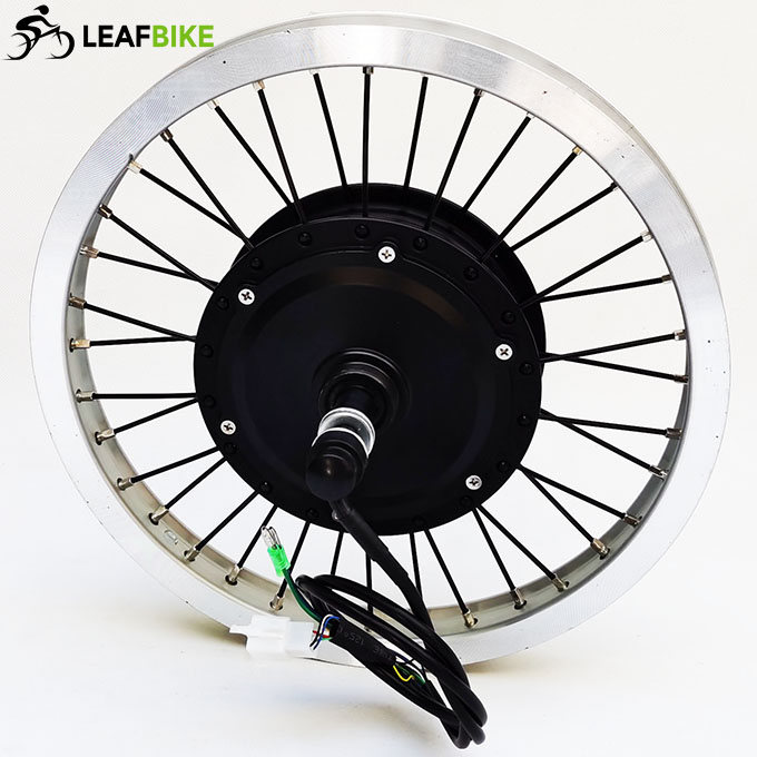 16 inch 48V 52V 500W rear brushless geared hub motor - electric bike kit