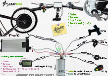 20 inch 36v 750w rear hub motor kit wire diagram
