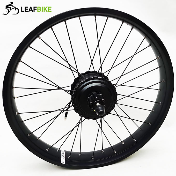 26 inch 48V 52V 500W 750W 1000W freewheel Cassette fat bike motor wheel