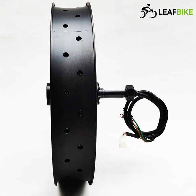 20 inch 60V 2000W beach snow fat tire single side shaft motor wheel