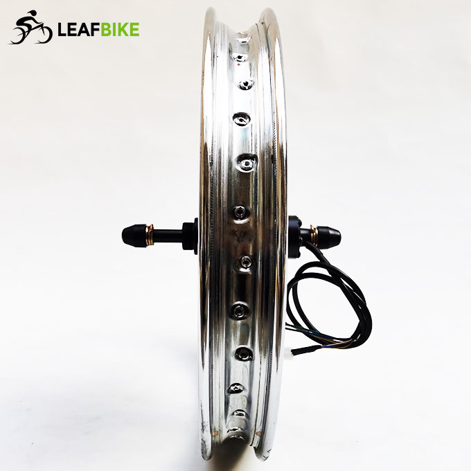 1.85 - 19 inch 60V 2000W rear electric motorcycle motor wheel