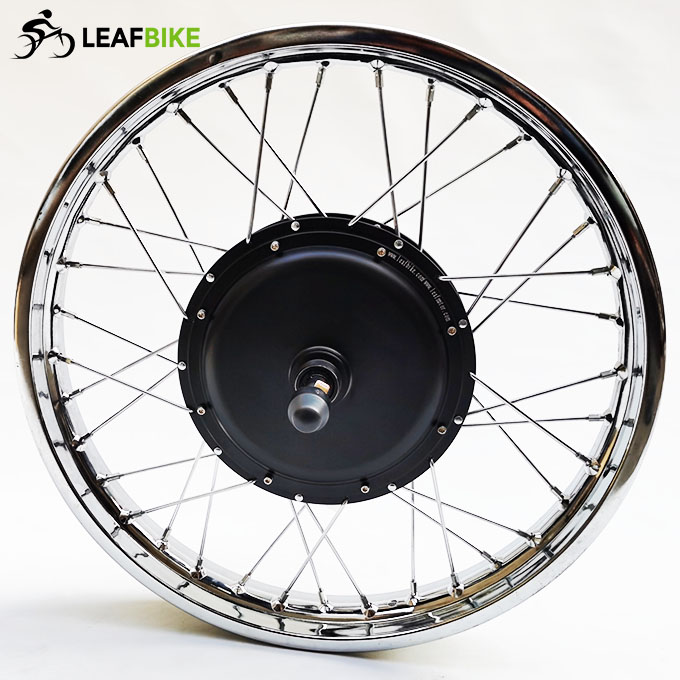1.85 - 19 inch 60V 2000W rear electric motorcycle motor wheel
