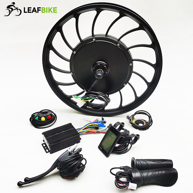 20 inch 36V 750W electric bike kit - front casted hub wheel
