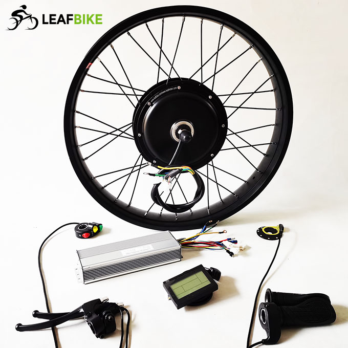 26 inch 60V 2500W front electric hub motor fat bike conversion kit