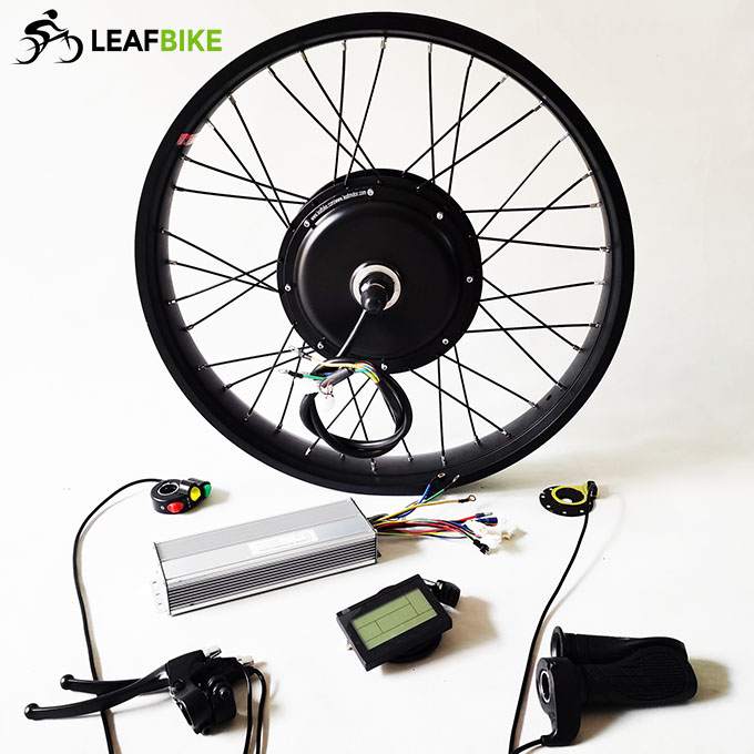 26 inch 60V 2500W front electric hub motor fat bike conversion kit