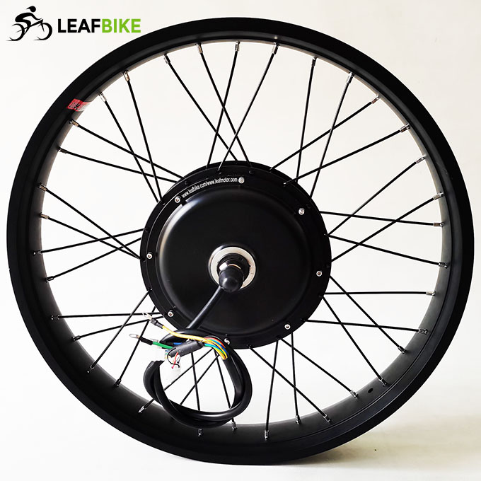 26 inch 72V 3000W front hub motor - Beach Snow Fat Tire bike conversion kit