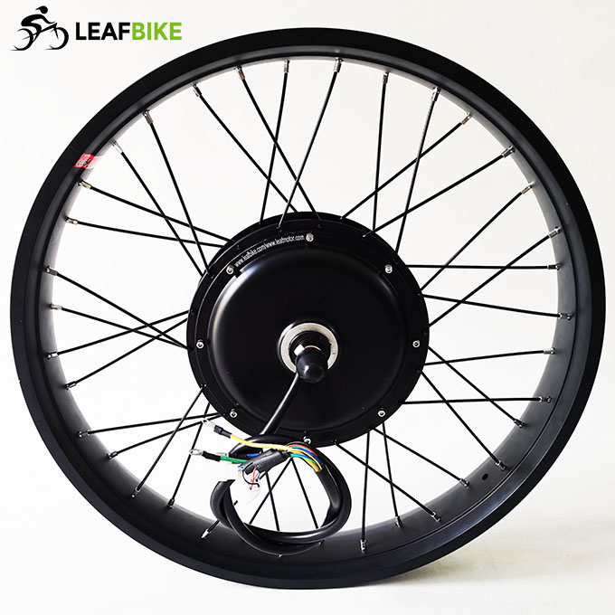 26 inch 72V 3000W front electric hub motor fat snow bike conversion kit