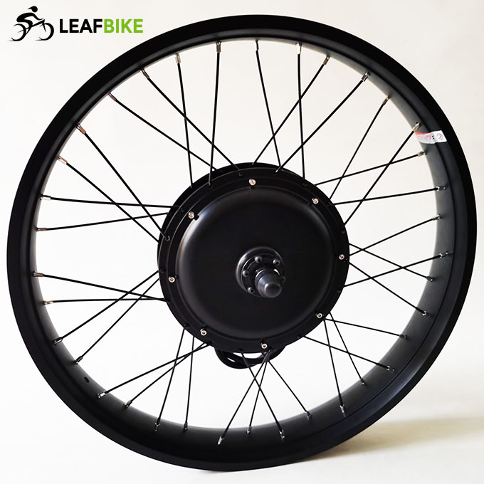 26 inch 72V 3000W front electric hub motor fat snow bike conversion kit