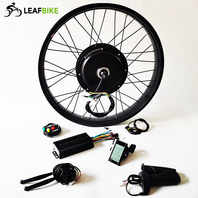 26 inch 72V 3000W front hub motor - Beach Snow Fat Tire bike conversion kit