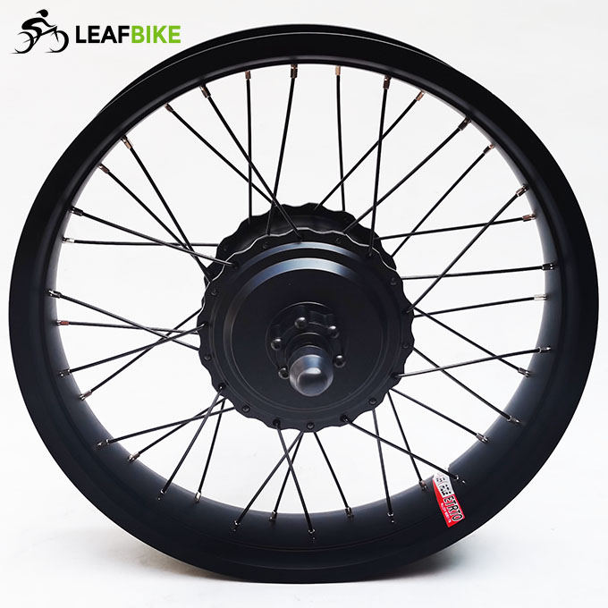 20 inch 36V 300W 500W 750W freewheel cassette beach snow fat bike hub motor conversion kit