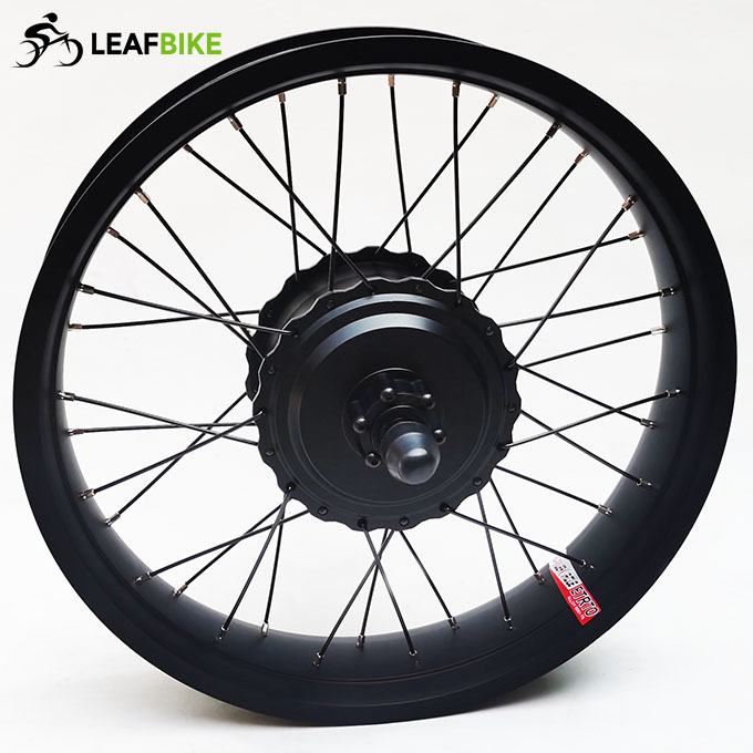 20 inch 36V 300W 500W 750W freewheel cassette beach snow fat bike hub motor conversion kit