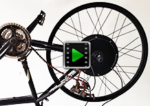 26 inch 60V 2000W rear hub motor bike conversion kit video