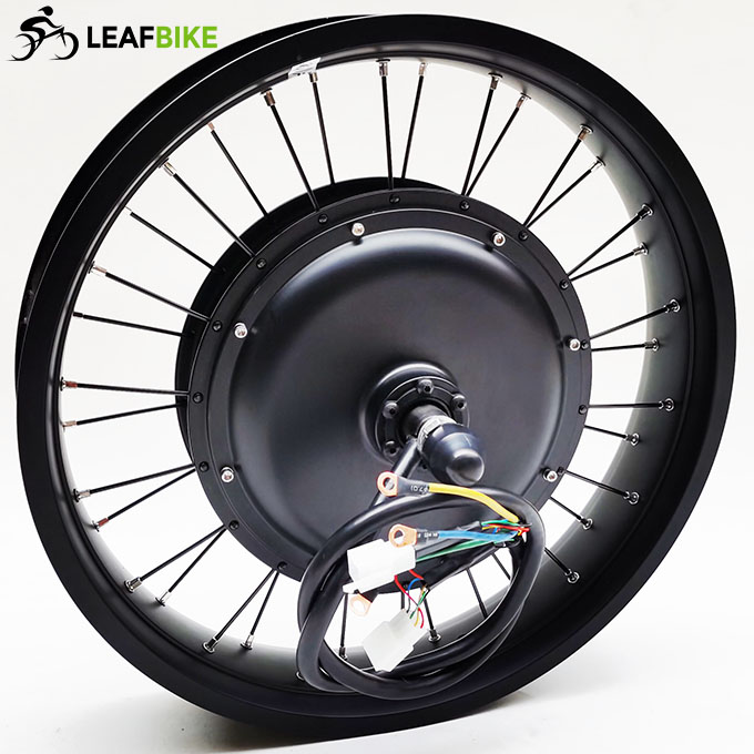 20 inch 72V 3000W rear hub motor - Beach Snow Fat Tire bike conversion kit