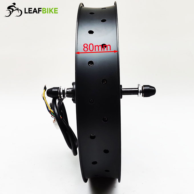 20 inch 72V 3000W rear hub motor - Beach Snow Fat Tire bike conversion kit