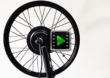 20 inch 48V 500W front brushless geared hub motor electric bike conversion kit vdieo