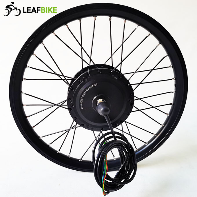 20 inch 48V 500W front brushless geared hub motor - electric bike kit