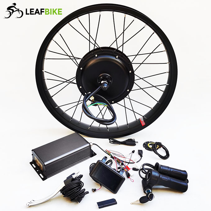 24 inch 2000W ~ 5000W high power rear hub motor - bike conversion kit