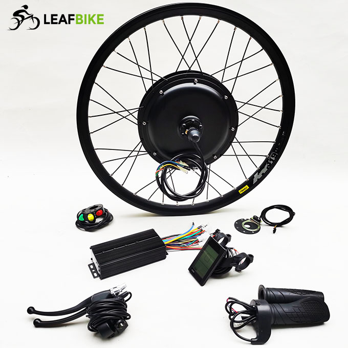 24 inch 48V 52V 1500W rear hub motor - bike conversion kit