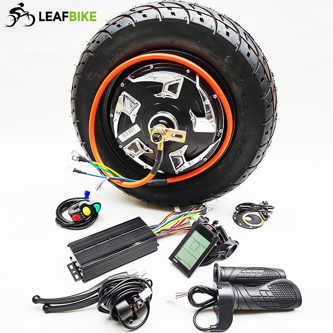 3.50 - 10 inch 60V 2500W rear electric motorcycle motor kit