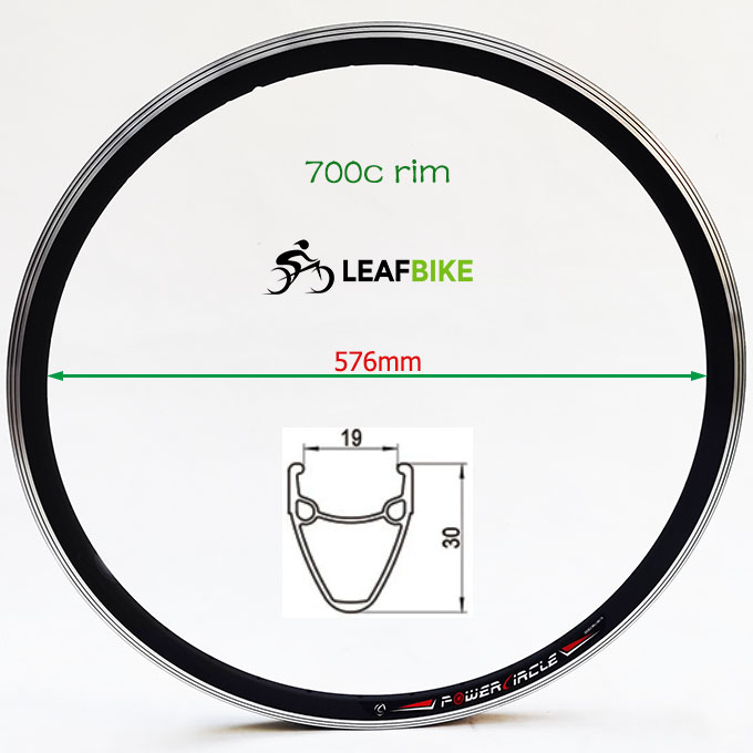 700c 36V 750W rear electric bike motor wheel