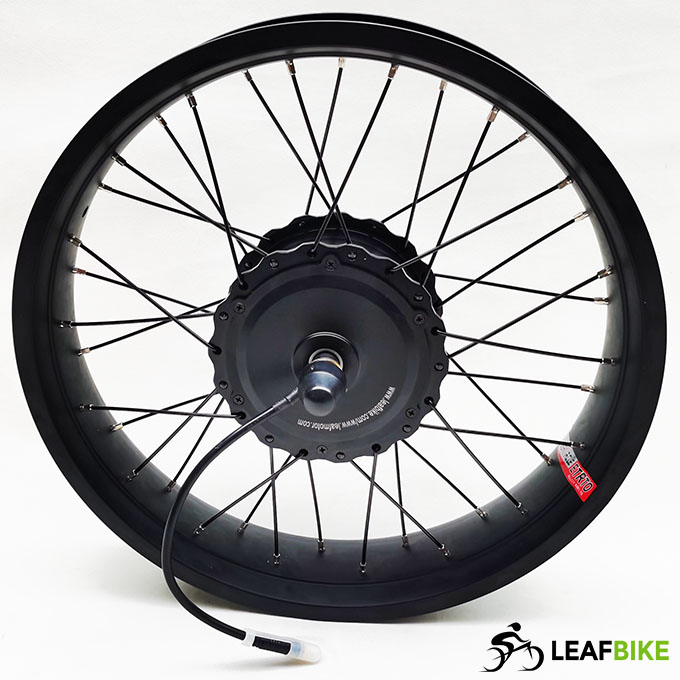 20 inch 48V 52V 500W 750W 1000W front beach snow fat bike hub motor conversion kit