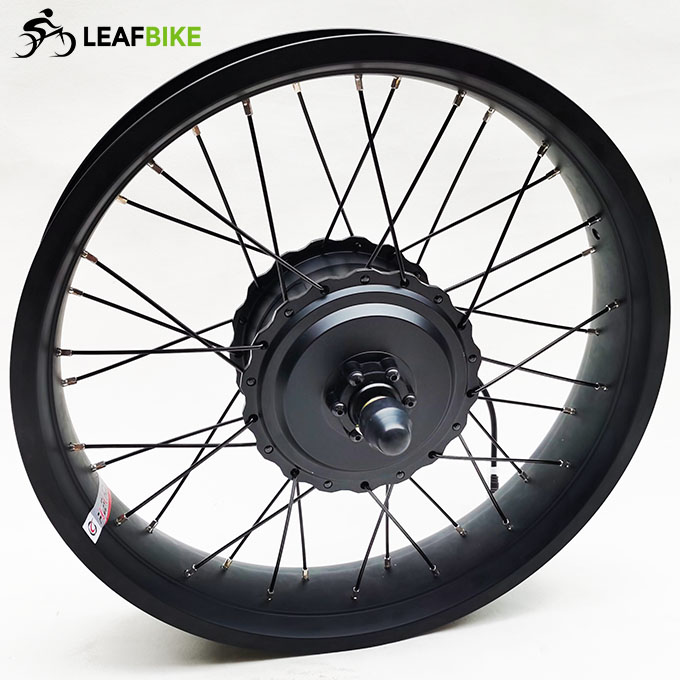 20 inch 48V 52V 500W 750W 1000W front beach snow fat bike hub motor conversion kit