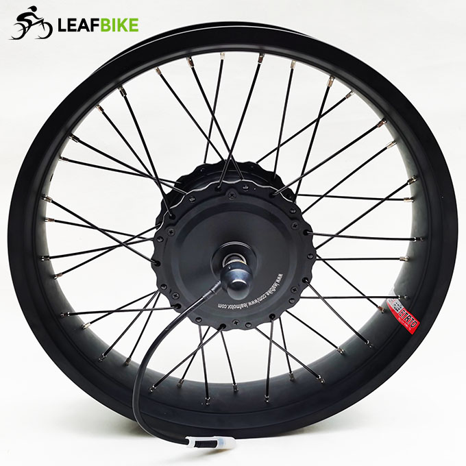 20 inch 48V 52V 500W 750W 1000W front beach snow fat bike hub motor conversion kit