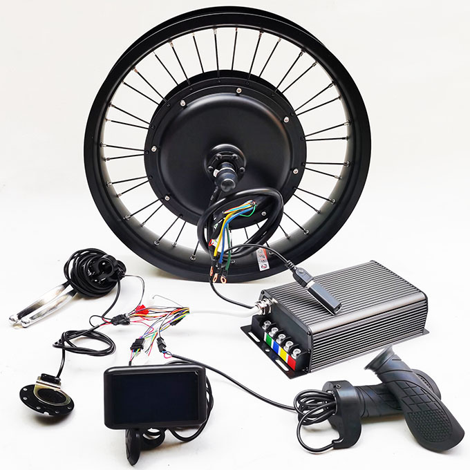 20 inch 2000W ~ 5000W high power rear hub motor - bike conversion kit