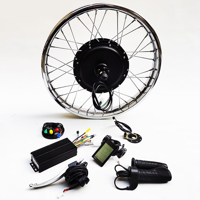 1.85 - 19 inch 60V 2000W rear electric motorcycle motor kit